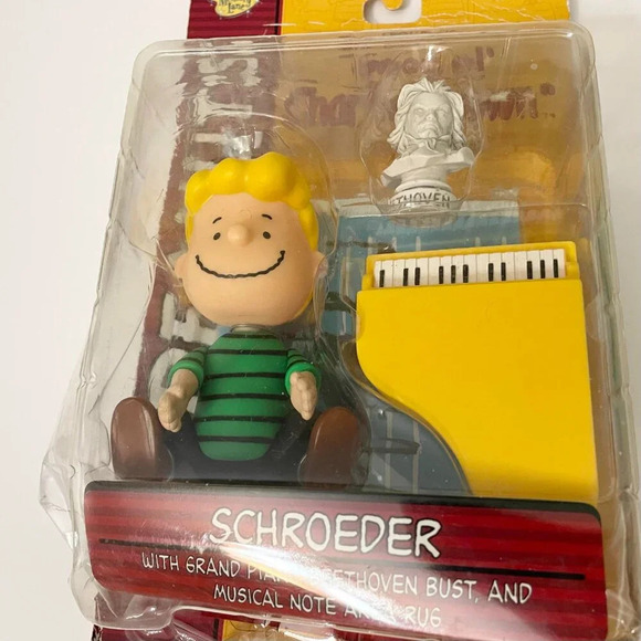 Peanuts Good ol Charlie Brown Schroeder Grand Piano Beethoven Bust Music Flaws - Picture 14 of 15